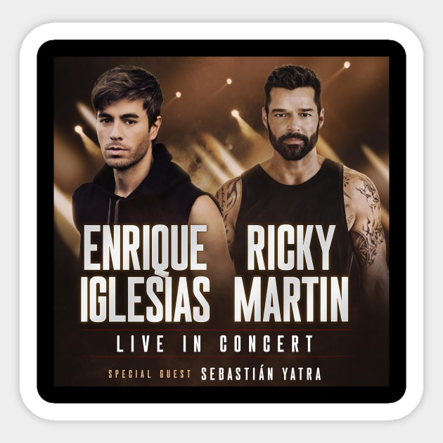 can Ricky bin Martin ten tour 2020 Sticker by canbingbing